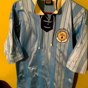 Manchester City retro rare  size L